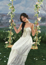 「ミントカラーのシーズン限定コルセット」ドレス