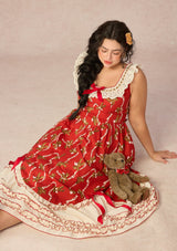 「くまのトマトソース」ドレス 大きいサイズ