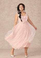 「ルイ14世のローズ」ドレス 大きいサイズ