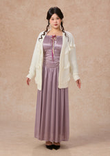 カーブ&プラス ラベンダーヒューパルテノンドレス