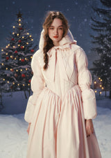 リトルピンクライディングフード ダウンコート