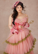 「グレープグリンダ」コルセットドレス 大きいサイズ