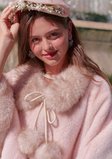 雪の国のお嬢様ケープ