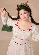 カーブ&プラス チェリーバイト ドレス