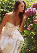 ラブフラワーノーツコルセットドレス