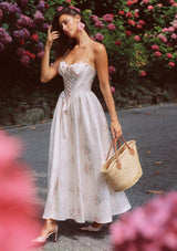 ラブフラワーノーツコルセットドレス