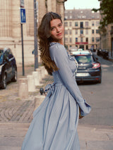 涼やかな海岸線のコルセットドレス