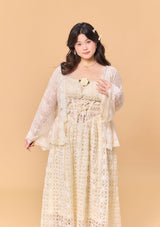 「ジャスミン夢捕り網」ドレス大きいサイズ