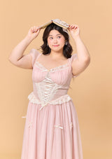 「粉雾の精霊」コルセットドレス大きいサイズ