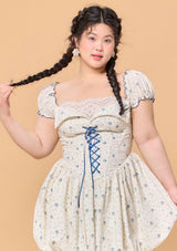 「ブルーベリー缶」コルセットドレス大きいサイズ