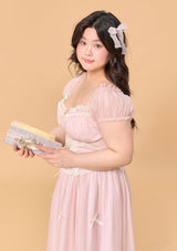 「粉雾の精霊」コルセットドレス大きいサイズ