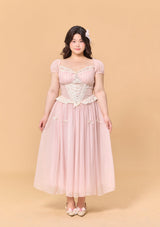 「粉雾の精霊」コルセットドレス大きいサイズ