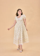 「花畑の茶会」コルセットドレス大きいサイズ