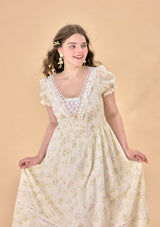 「花畑の茶会」コルセットドレス大きいサイズ