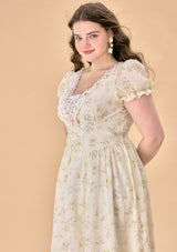 「花畑の茶会」コルセットドレス大きいサイズ