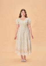 「青いシードレスグレープ」ドレス大きいサイズ