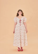 「オードリー茶会」コルセットドレス大きいサイズ