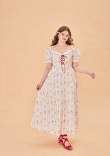 「オードリー茶会」コルセットドレス大きいサイズ