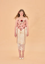 「花の精霊は酔う」コルセットドレス大きいサイズ