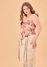 「花の精霊は酔う」コルセットドレス大きいサイズ