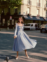 涼やかな海岸線のコルセットドレス