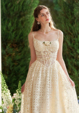 「ジャスミン夢捕り網」ドレス