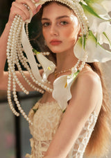 「ジャスミン夢捕り網」ドレス