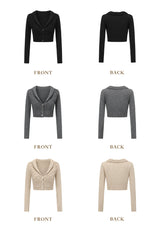 "Miss Mine" knit cardigan in three colors