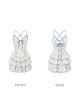 「桜の青いビーチ」ドレス