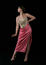 "Flower Vine Phantom" Corset Dress, Plus Size