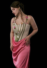 "Flower Vine Phantom" Corset Dress, Plus Size