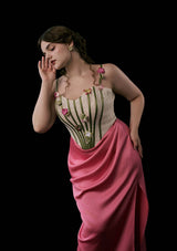 "Flower Vine Phantom" Corset Dress, Plus Size