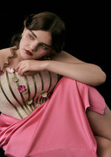 "Flower Vine Phantom" Corset Dress, Plus Size