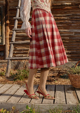 "Rosy Christmas" Skirt