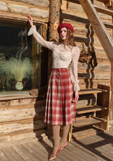 "Rosy Christmas" Skirt