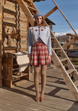 "Rosy Christmas" Skirt