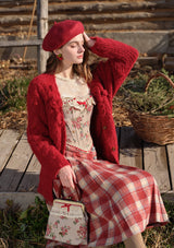 "Rosy Christmas" Skirt