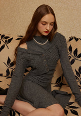 "Miss Mine" knit cardigan in three colors