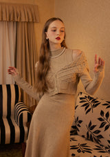 "Miss Mine" knit cardigan in three colors