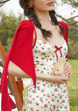 "Strawberry Farm" Knit Cardigan