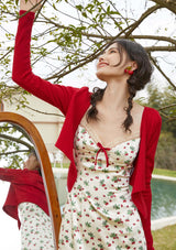 "Strawberry Farm" Knit Cardigan