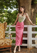 "Flowervine Phantom" corset dress