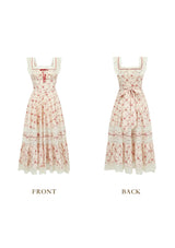 "Raspberry" corset dress