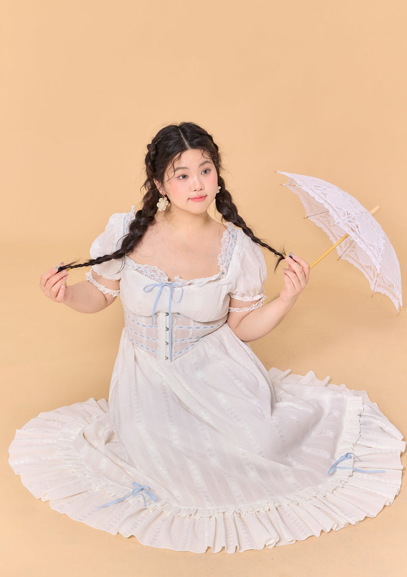「白き頁へ」コルセットドレス大きいサイズ