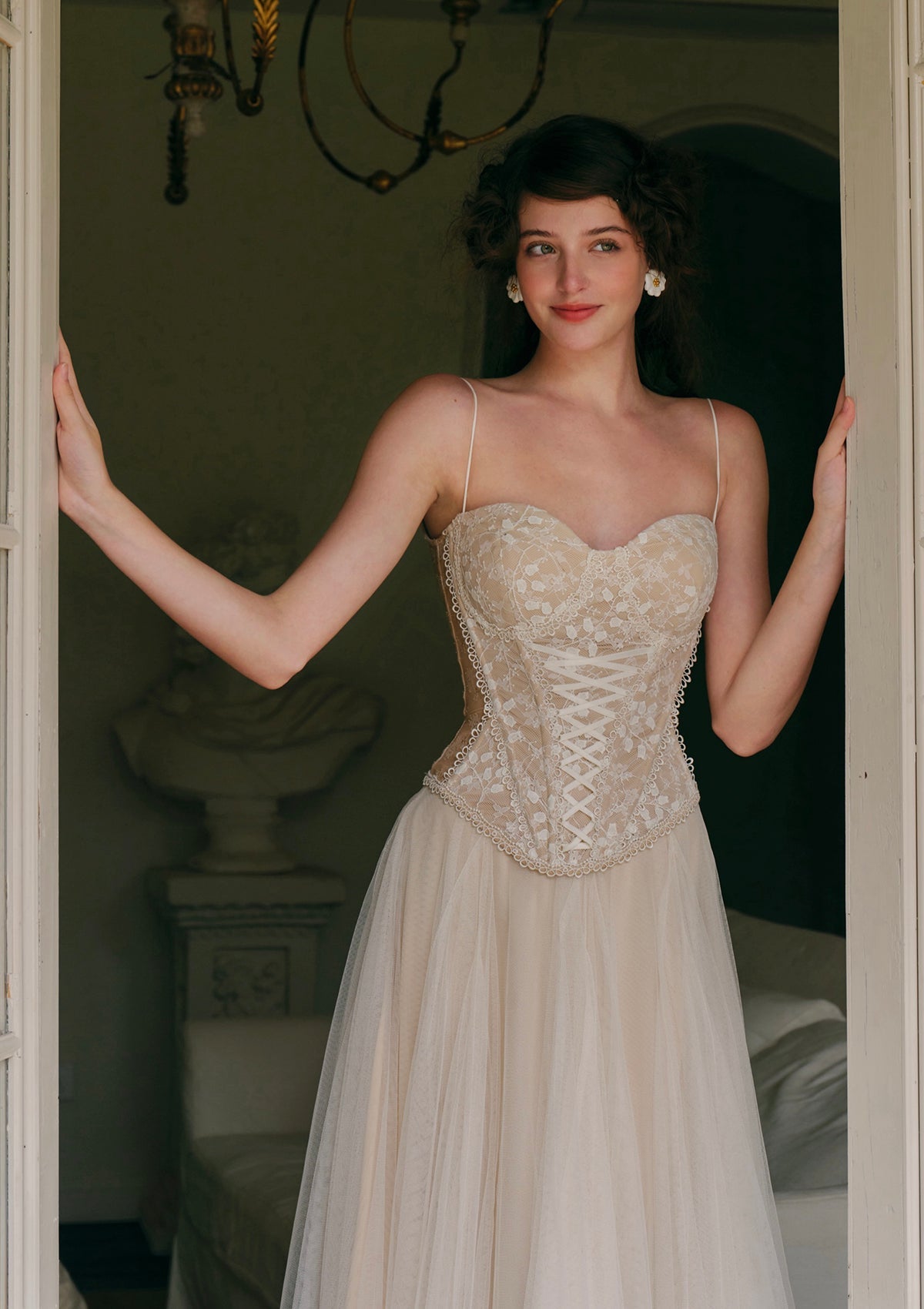 ミュージシャン Sheer Pleats Bustier Inspired by Moon ミュージシャン Sheer Pleats Bustier Inspired by Moon