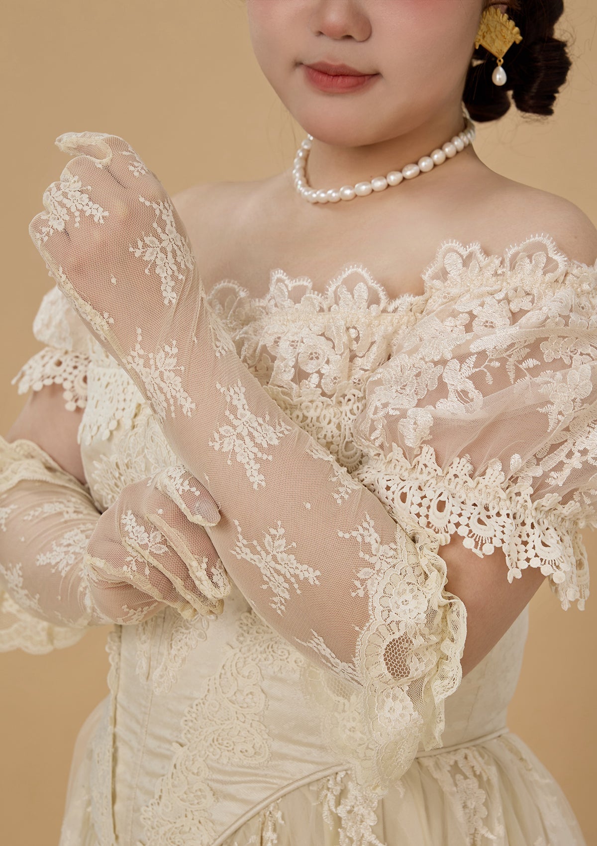 フラワーキャンドル」コルセットドレス大きいサイズ