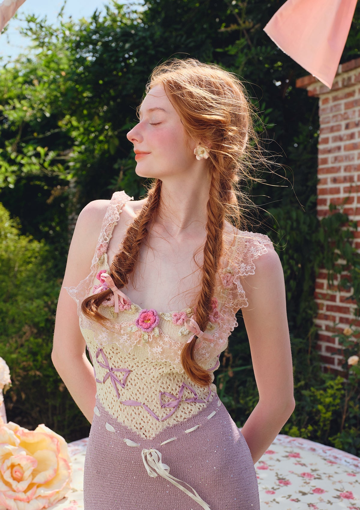 綺麗花宴」ニットドレス