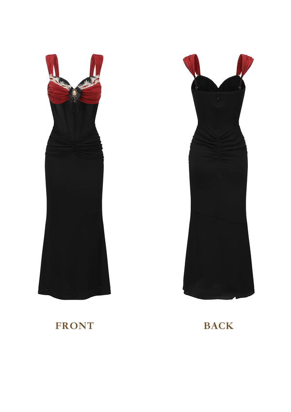 "Wine Glass" Corset Dress