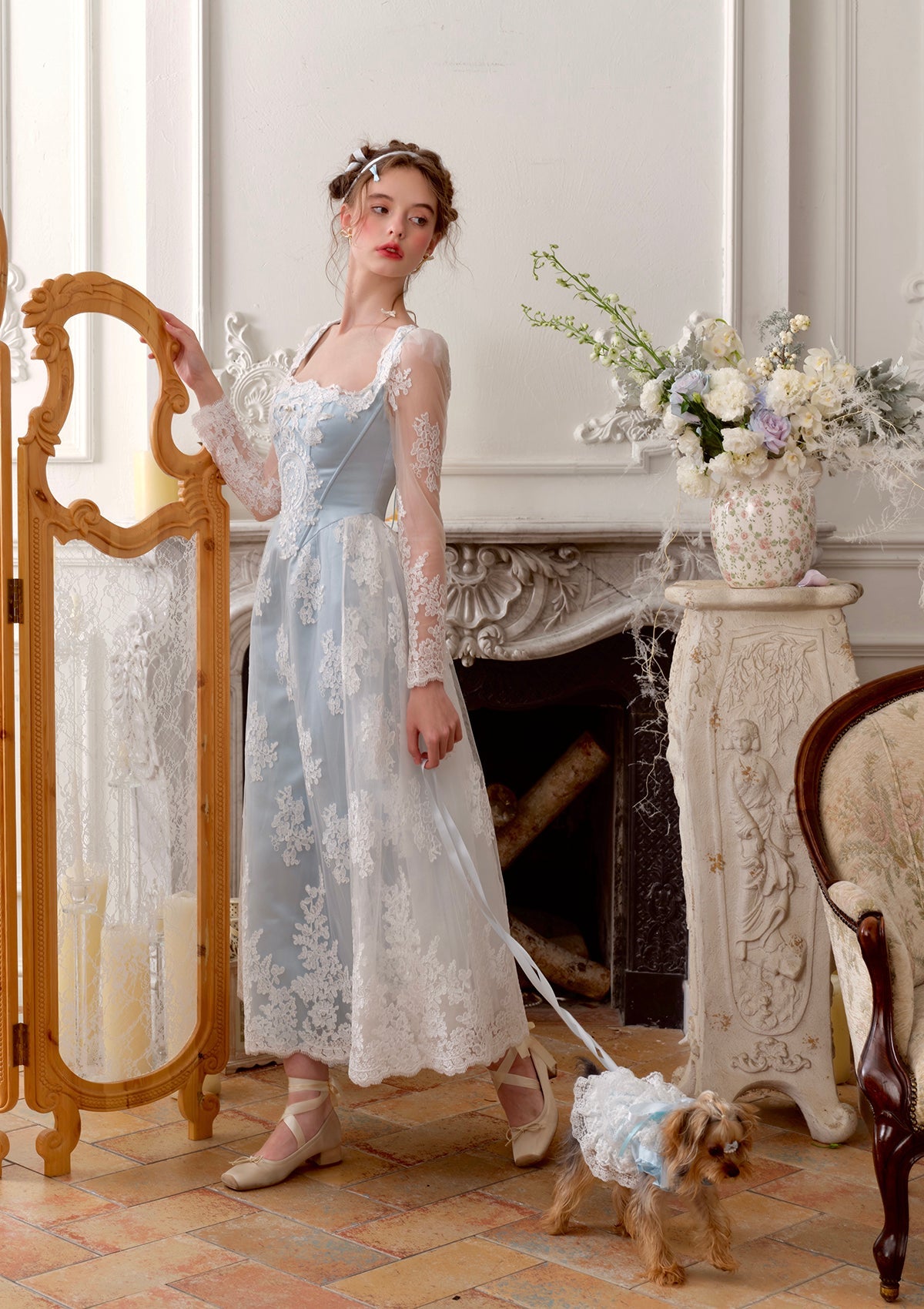 水氷時系列」コルセットドレス