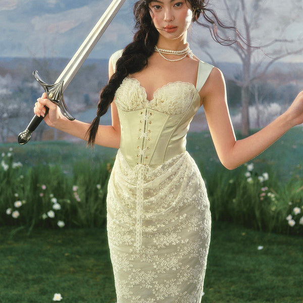 Emerald Warrior Corset Dress
